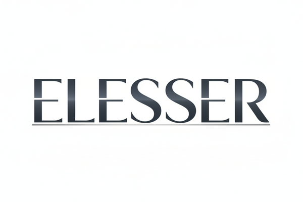 my business name is Elesser. Help me come up with text logo